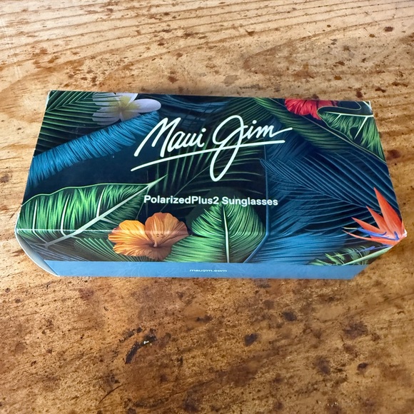 Maui Jim Honi Blue and Brown Sunglasses - Picture 3 of 5